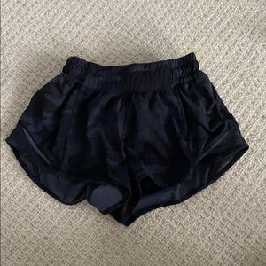 Black Camo Lululemon Shorts